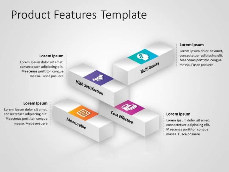 Product Features 7 PowerPoint Template & Google Slides Theme