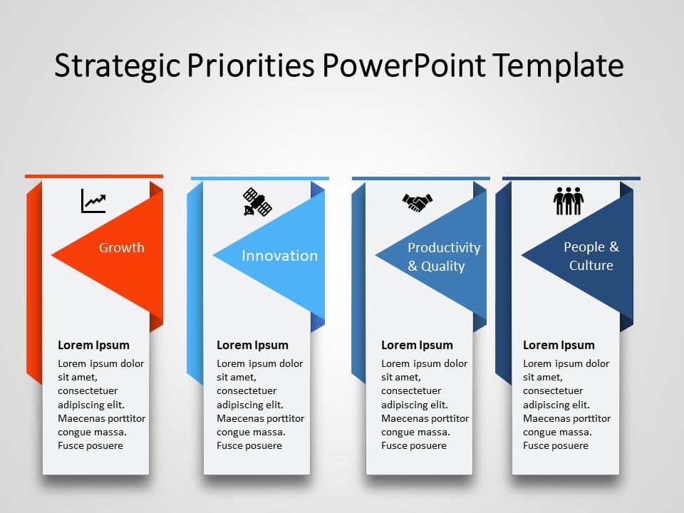 Strategic Priorities 2 PowerPoint Template & Google Slides Theme