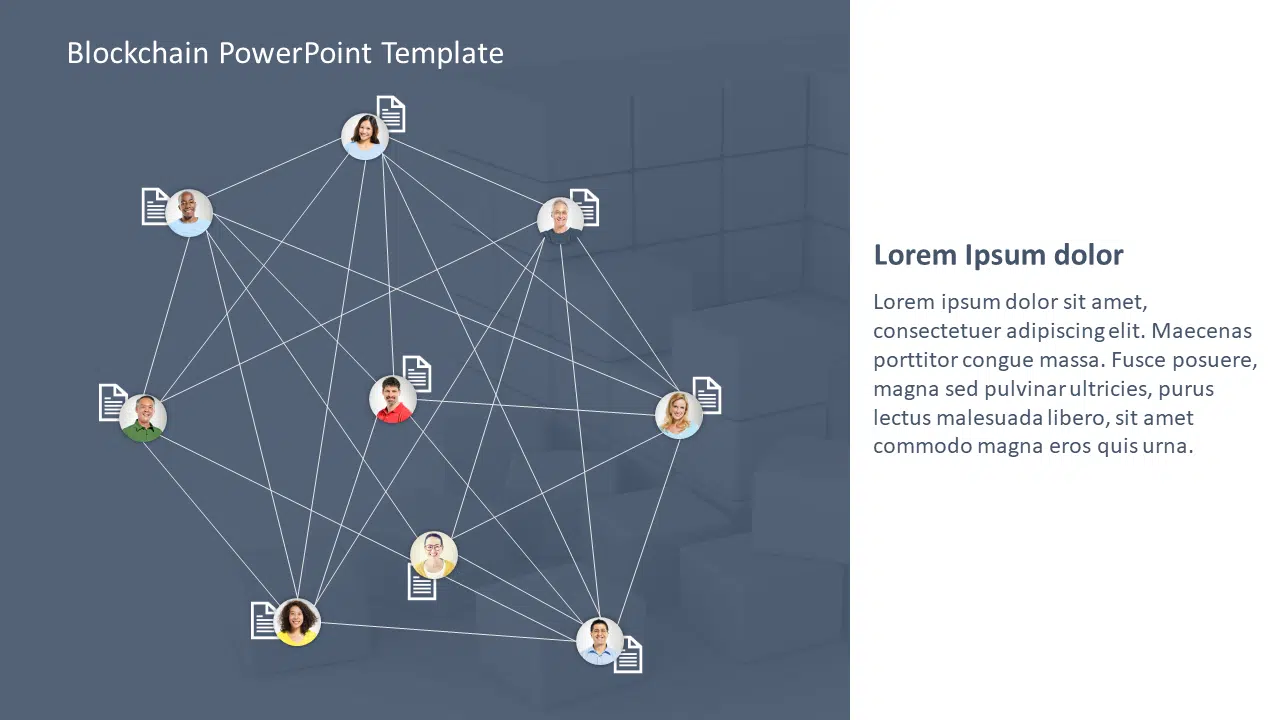 Blockchain 1 PowerPoint Template & Google Slides Theme