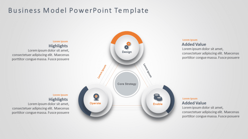 Business Model 6 PowerPoint Template