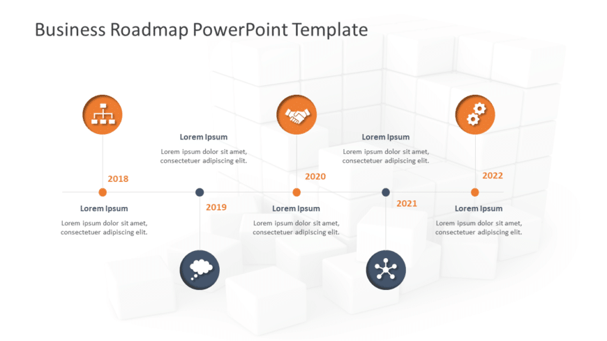 Business Roadmap 17 PowerPoint Template