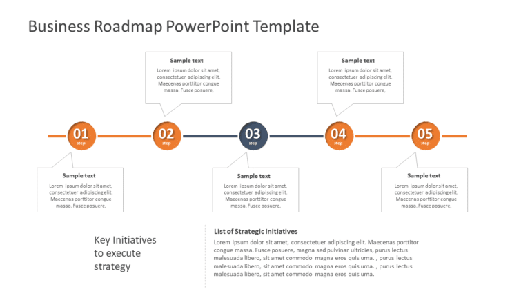 Business Roadmap 18 PowerPoint Template & Google Slides Theme