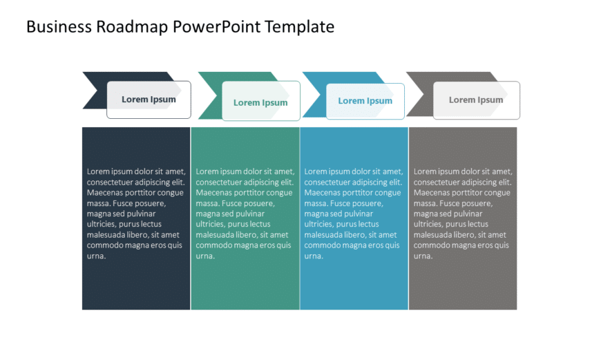 Business Roadmap 31 PowerPoint Template