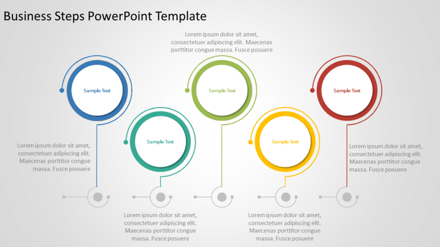 Business Steps 1 PowerPoint Template
