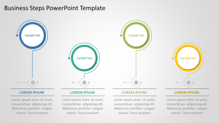 Business Steps 2 PowerPoint Template & Google Slides Theme
