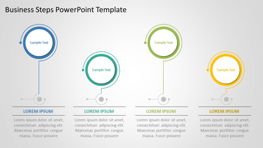 Business Steps 2 PowerPoint Template