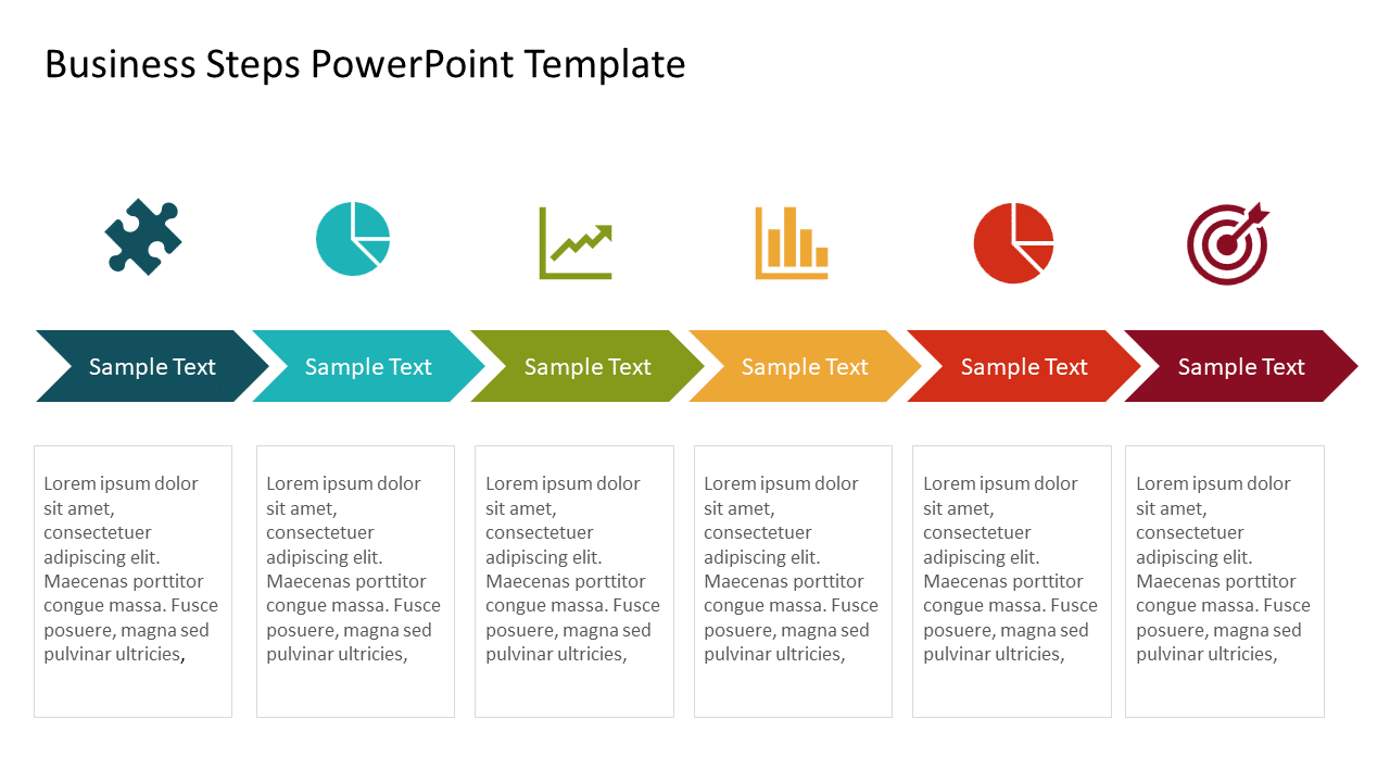 Business Steps 3 PowerPoint Template & Google Slides Theme