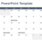 Calendar 9 PowerPoint Template & Google Slides Theme
