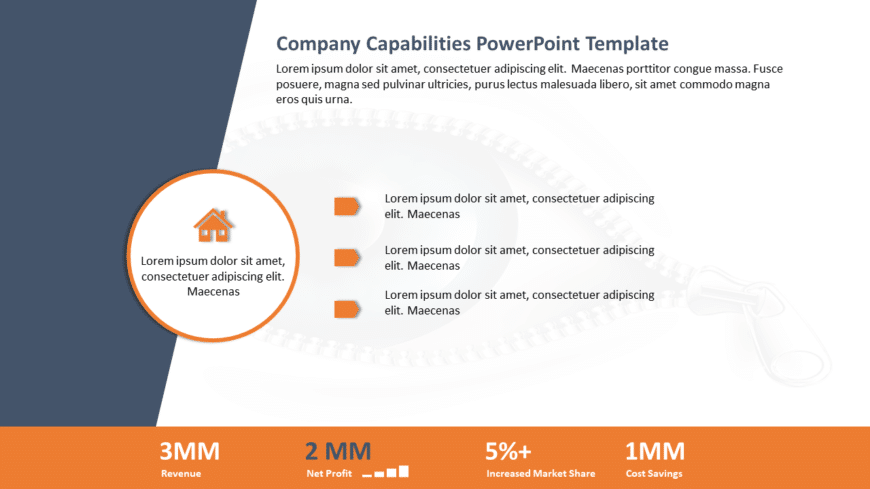Company Capabilities 8 PowerPoint Template