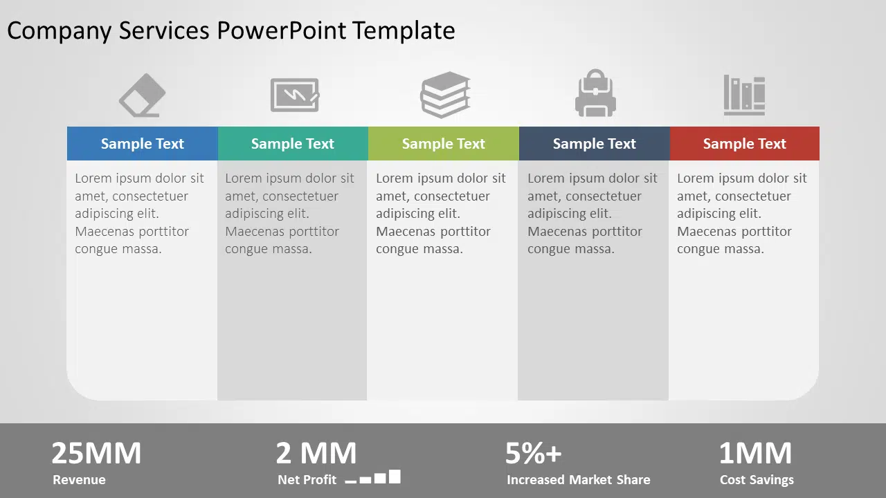 Company Services PowerPoint Template & Google Slides Theme