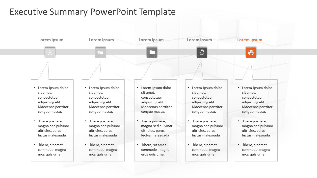 Executive Summary 30 PowerPoint Template & Google Slides Theme