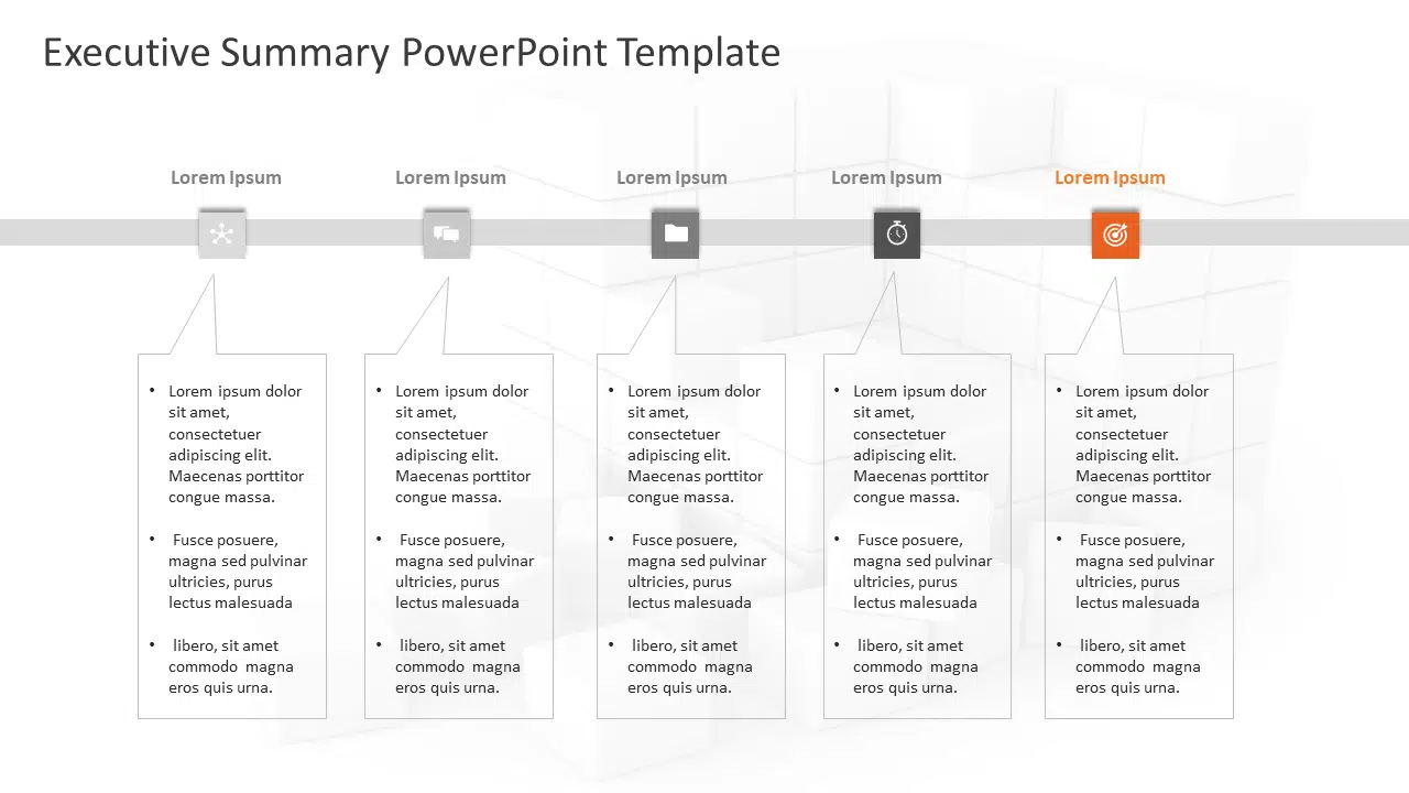 Executive Summary PowerPoint Template 30 & Google Slides Theme