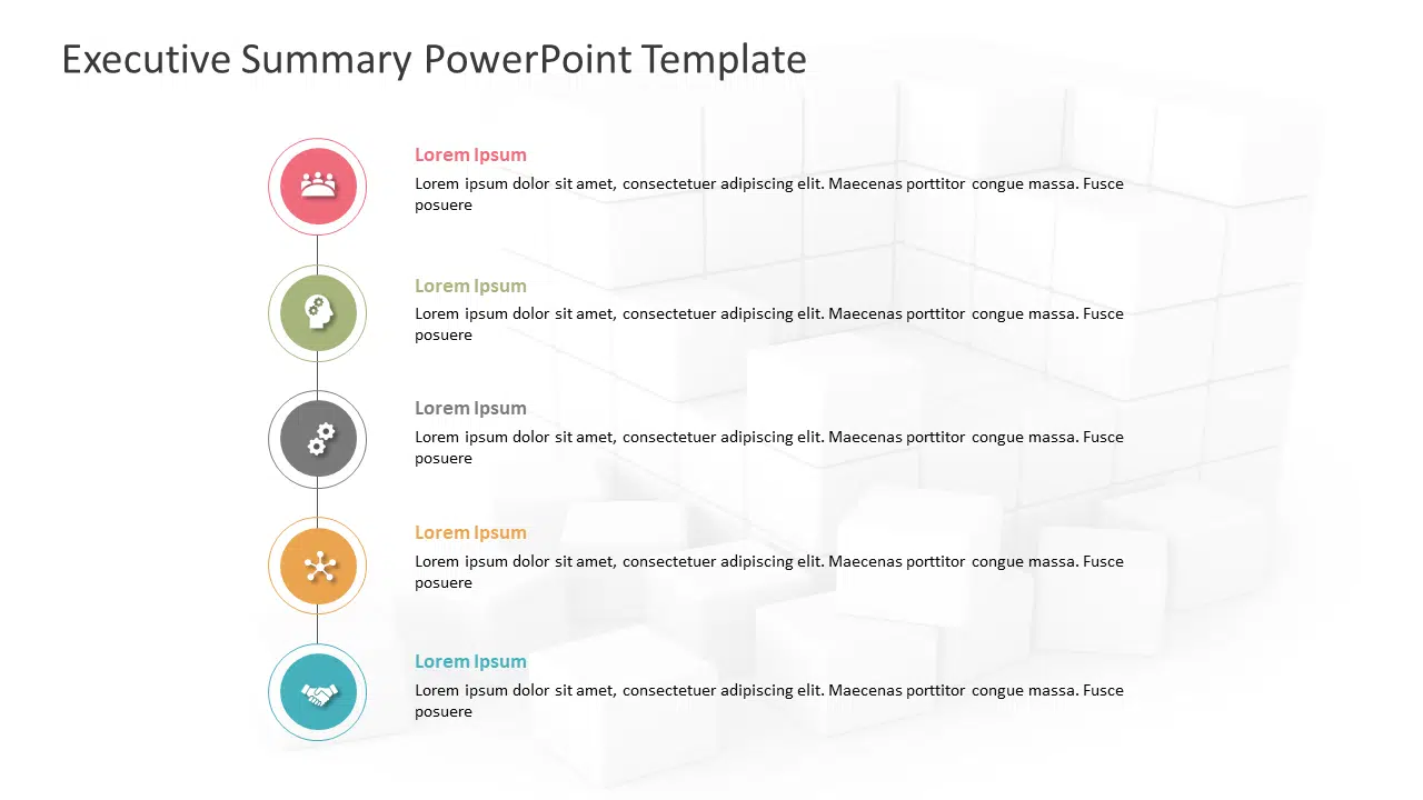 Executive Summary 32 PowerPoint Template & Google Slides Theme