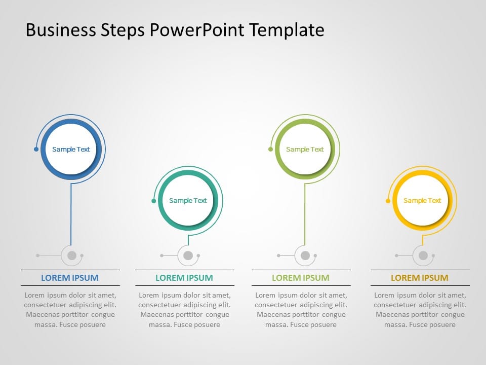 Business Steps 2 PowerPoint Template