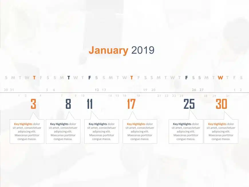 Calendar 6 PowerPoint Template