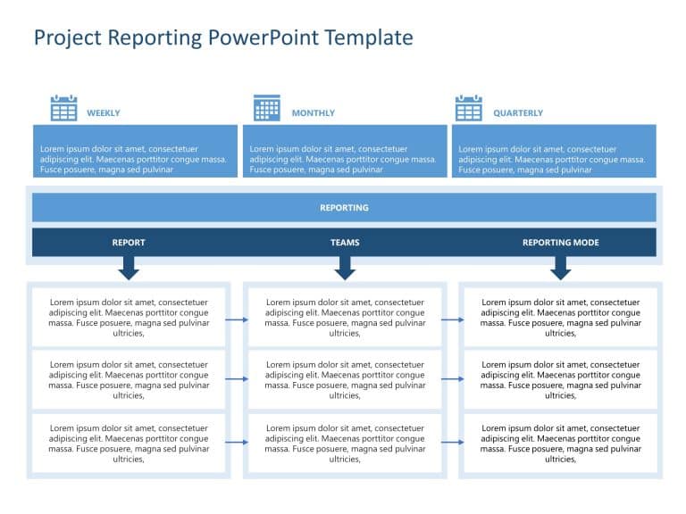 Project Reporting PowerPoint Template