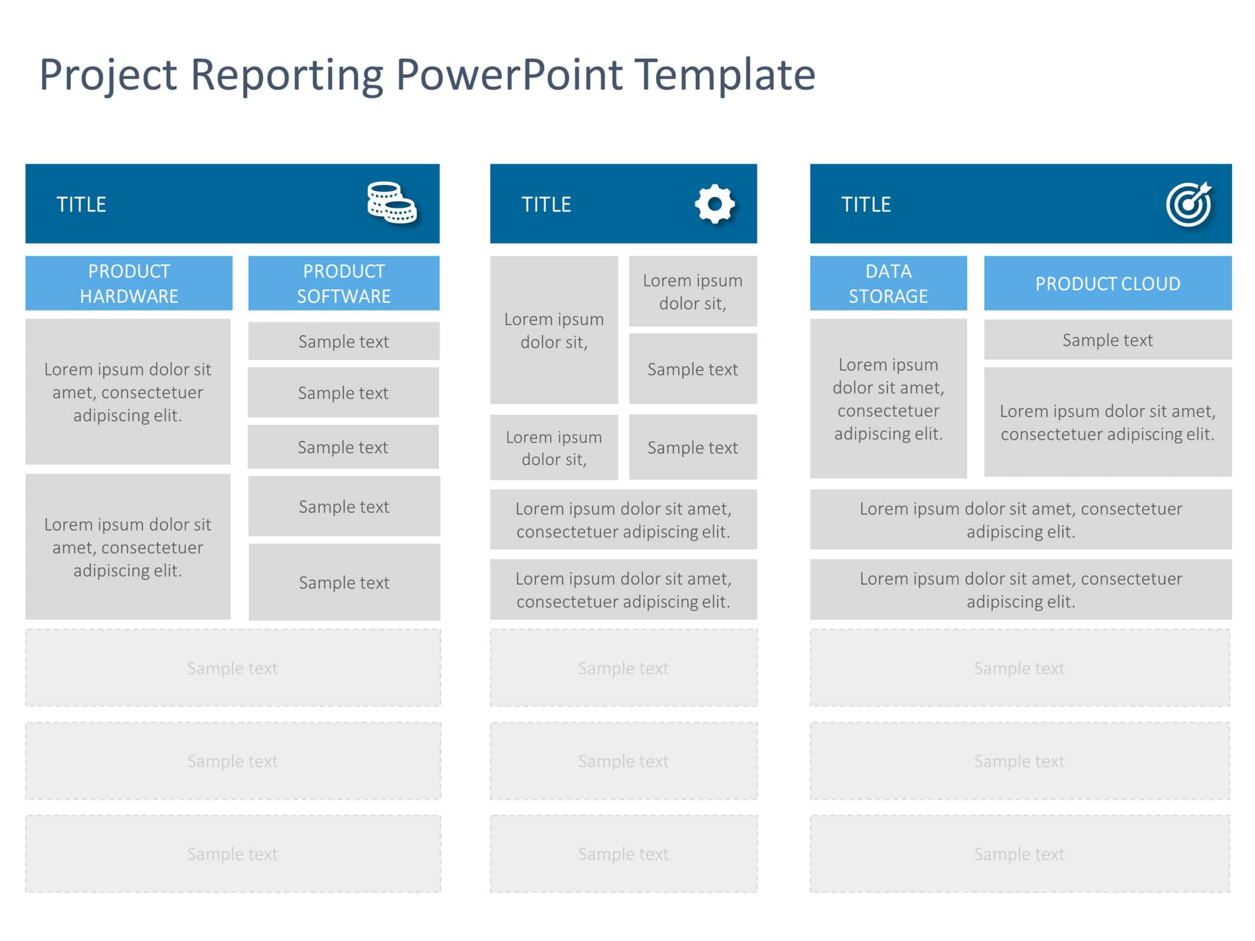 Project Reporting 1 PowerPoint Template & Google Slides Theme