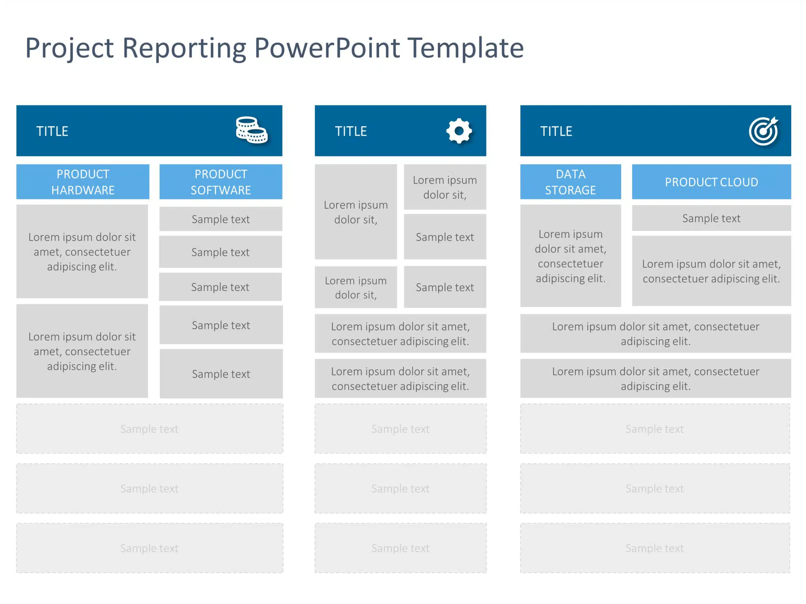 Project Reporting 1 PowerPoint Template & Google Slides Theme