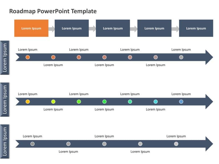 Business Roadmap 37 PowerPoint Template & Google Slides Theme