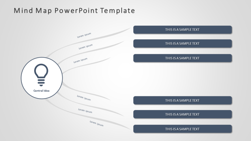 Mind Map 1 PowerPoint Template
