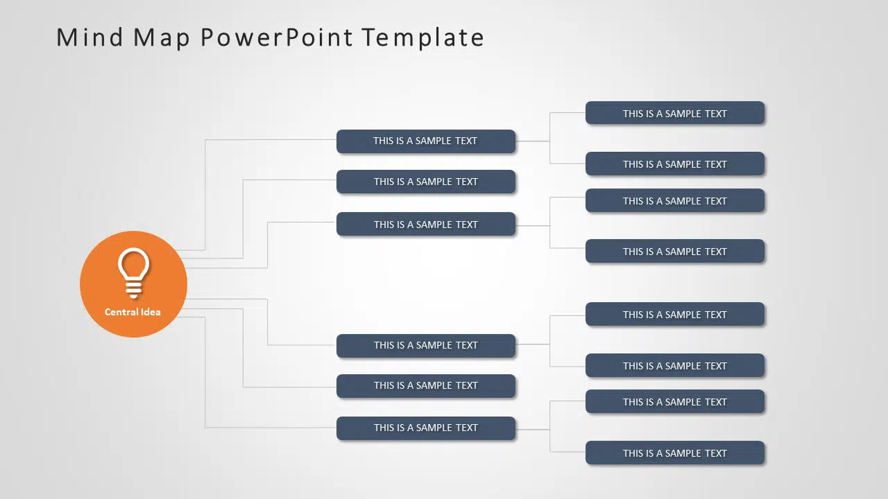 Mind Map 2 PowerPoint Template & Google Slides Theme