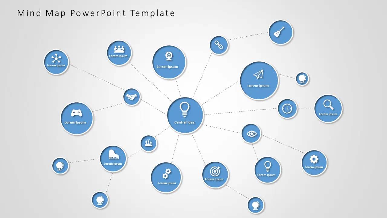 Mind Map 8 PowerPoint Template & Google Slides Theme