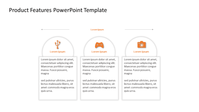 Product Features 13 PowerPoint Template & Google Slides Theme