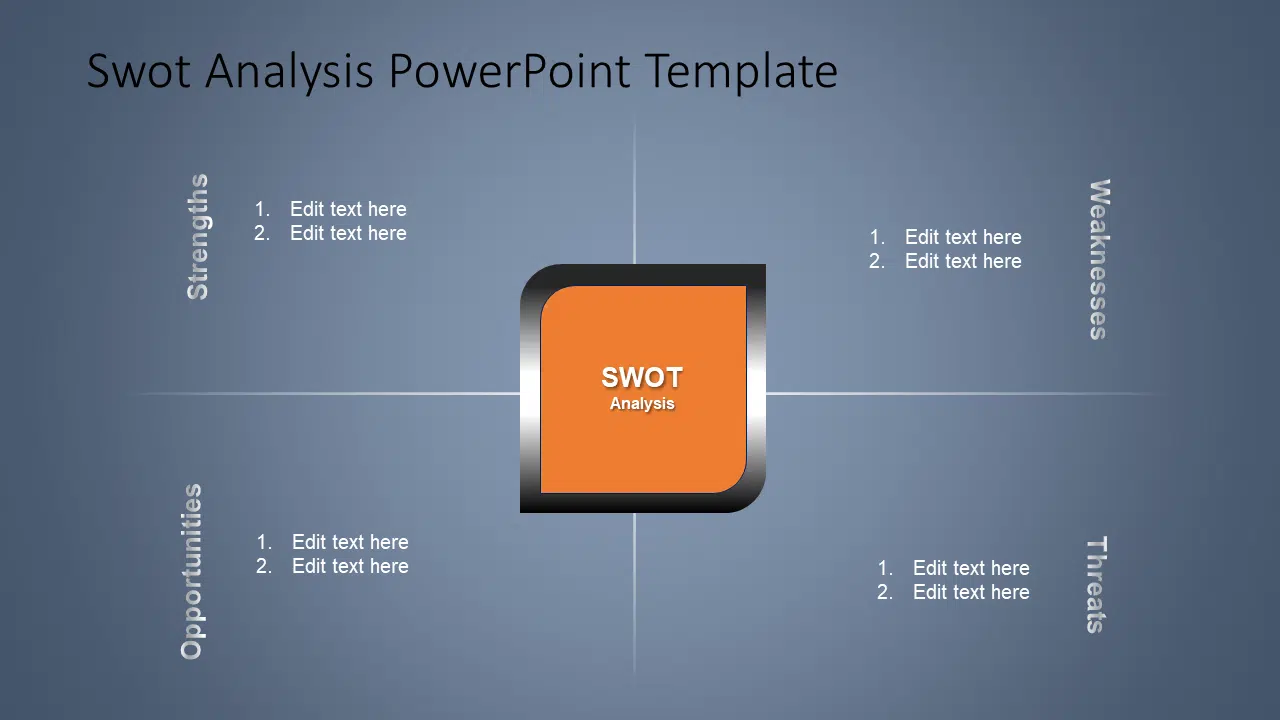 SWOT Analysis 30 PowerPoint Template & Google Slides Theme