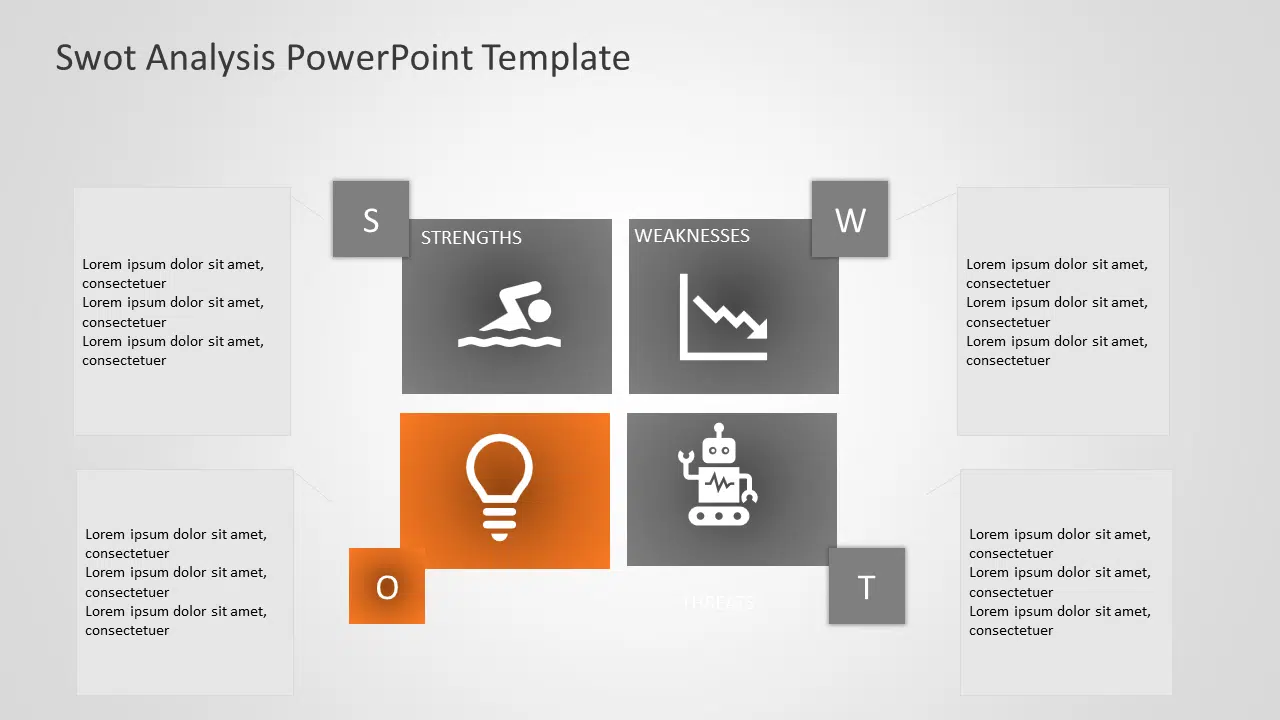 SWOT Analysis 33 PowerPoint Template & Google Slides Theme