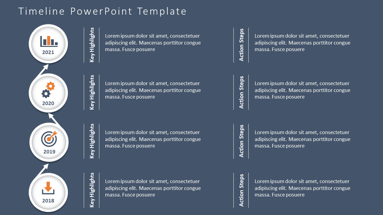 Timeline 50 PowerPoint Template & Google Slides Theme