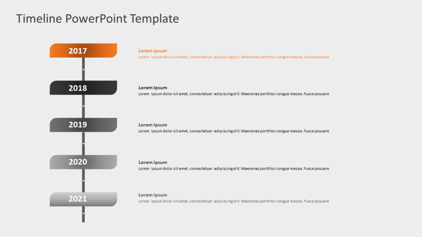 Timeline 60 PowerPoint Template