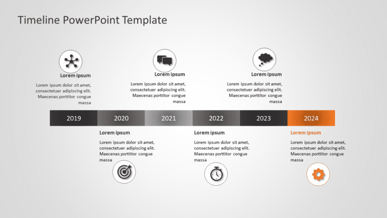 Timeline 66 PowerPoint Template & Google Slides Theme