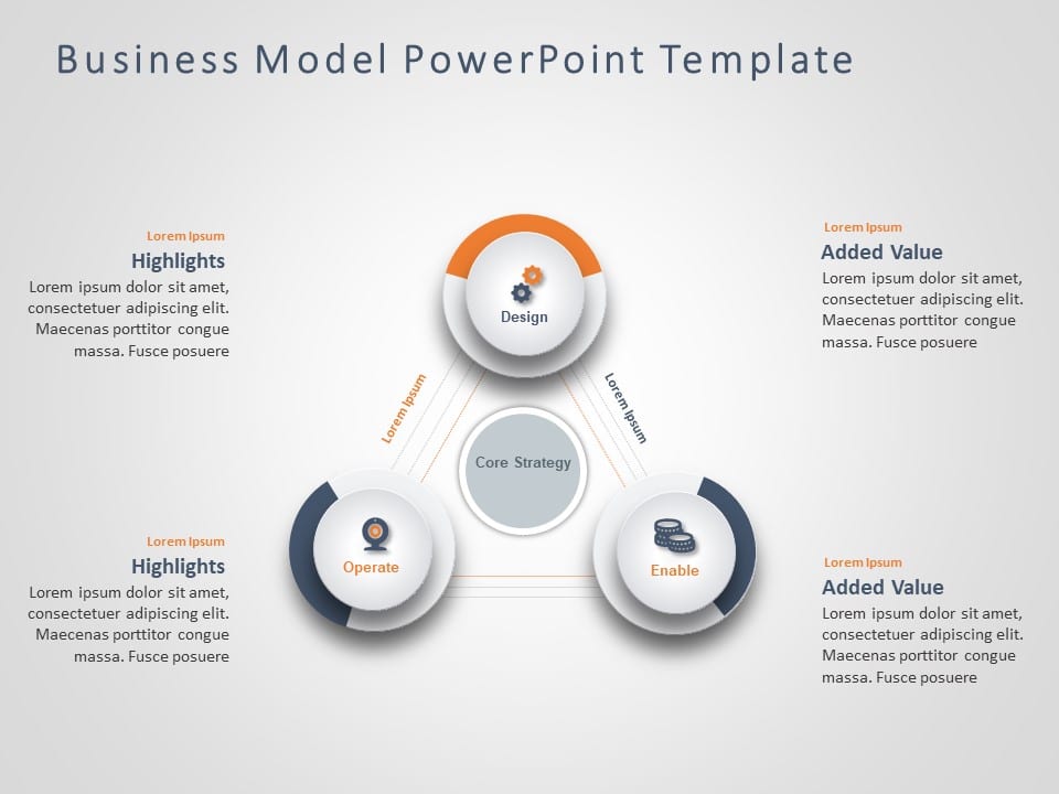 Business Model 6 PowerPoint Template