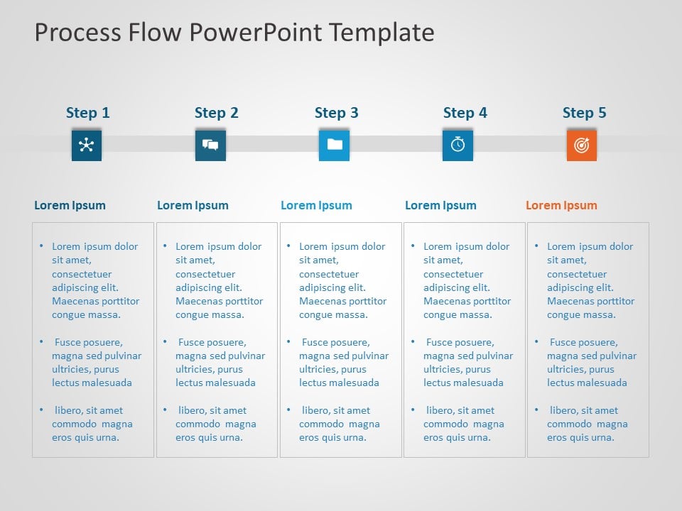 Business Process 9 PowerPoint Template & Google Slides Theme