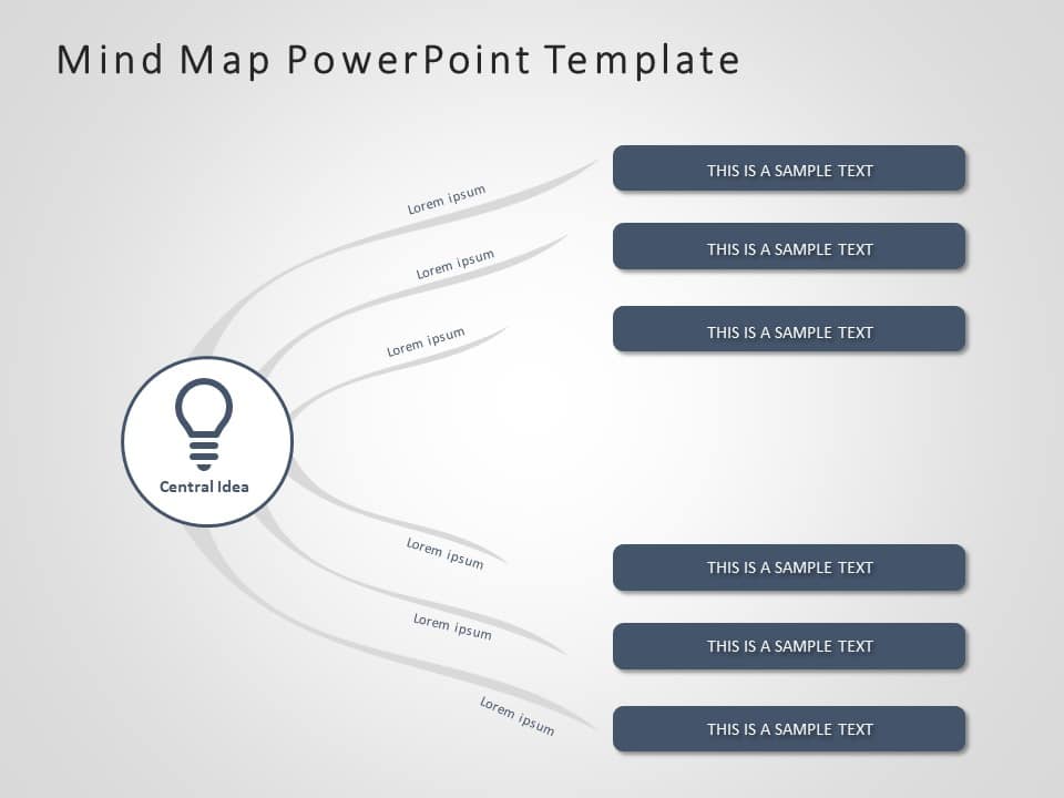 Mind Map 1 PowerPoint Template