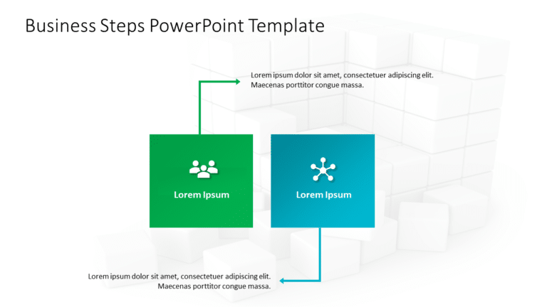 Business Steps 6 PowerPoint Template