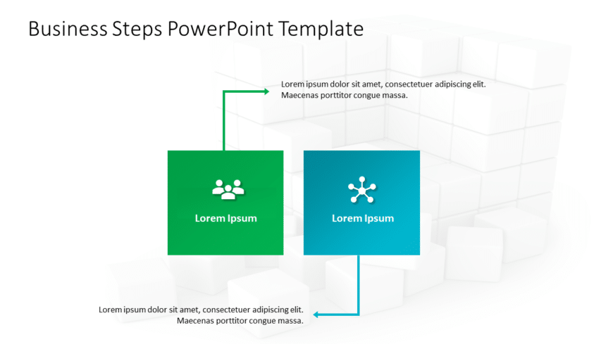 Business Steps 6 PowerPoint Template