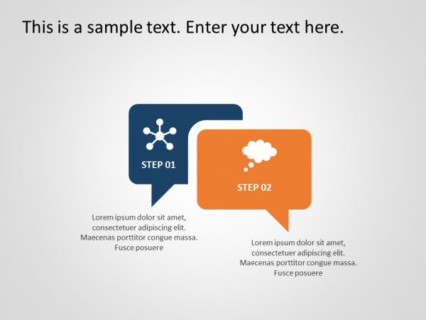 Speech Bubble CallOuts Icon 10 | Speech Bubble Icon Templates | SlideUpLift