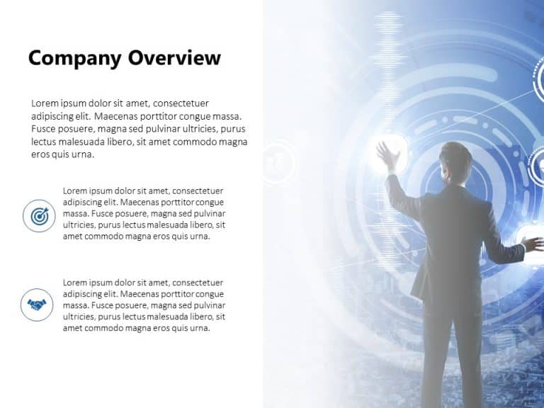 Company Overview 4 PowerPoint Template & Google Slides Theme