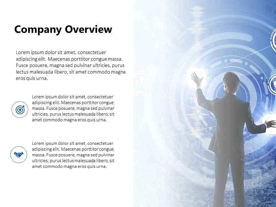 Company Overview 4 PowerPoint Template