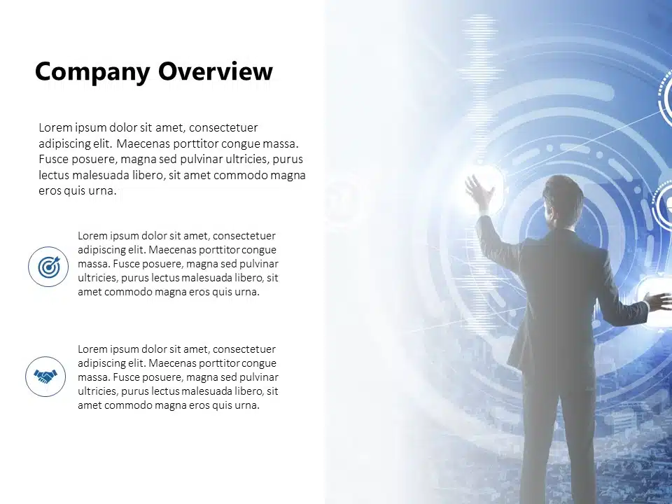 Company Overview 4 PowerPoint Template & Google Slides Theme