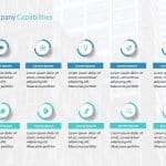 9 Steps Company Capabilties PowerPoint Template