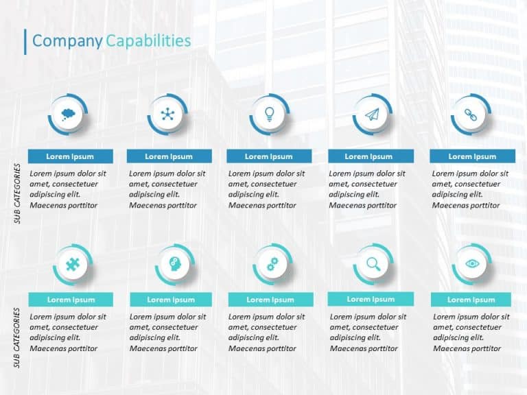 Company Capabilities 9 PowerPoint Template & Google Slides Theme