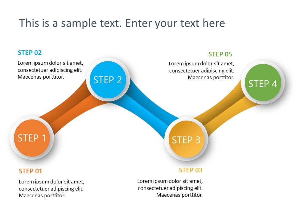 4 Steps PowerPoint Template & Google Slides Theme