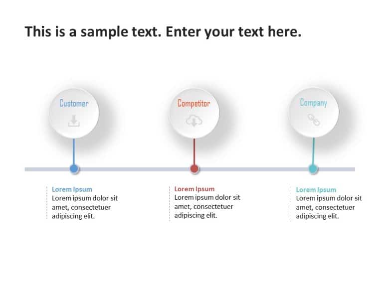 3Cs Marketing 9 PowerPoint Template & Google Slides Theme