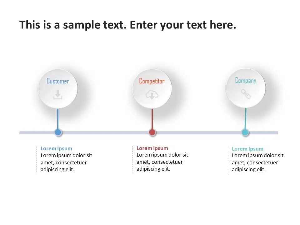 3Cs Marketing PowerPoint Template 9 & Google Slides Theme