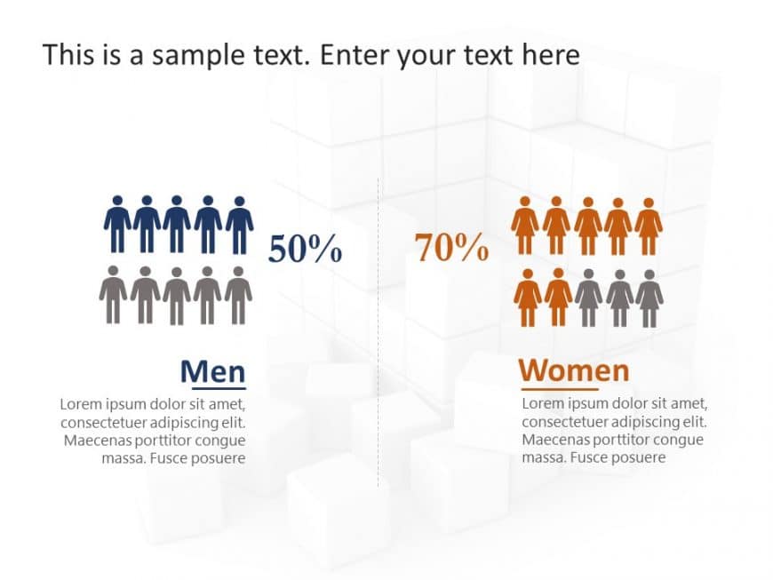 Demographic Comparison PowerPoint Template