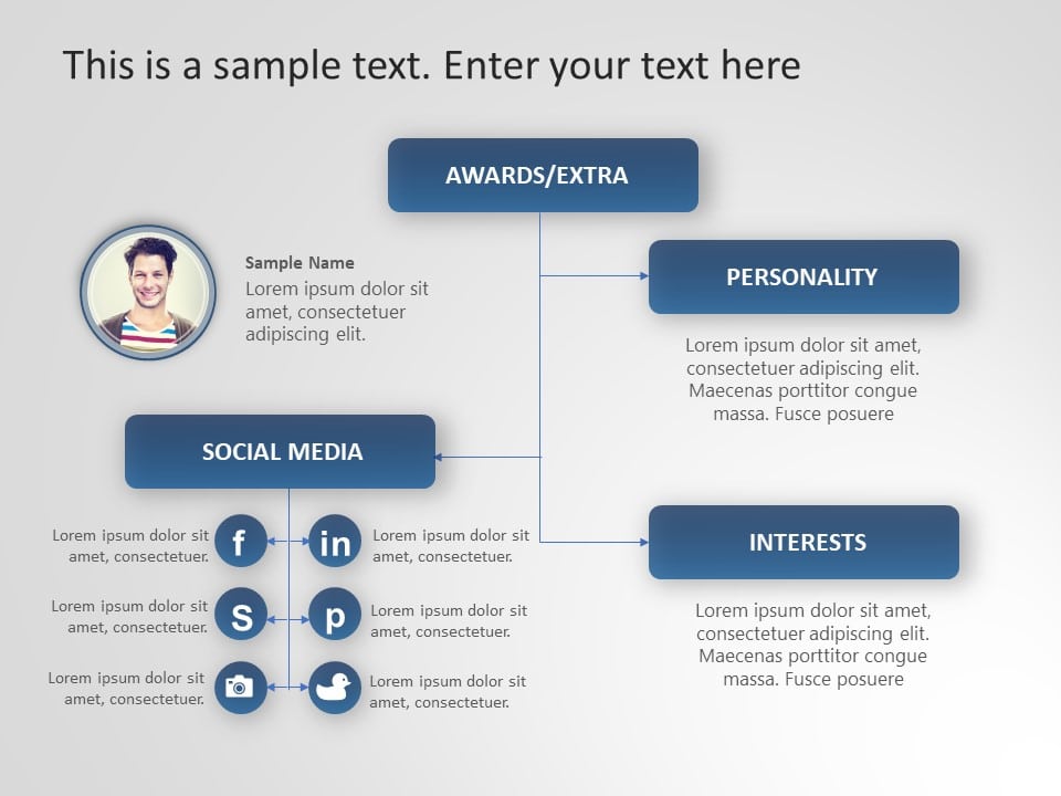 Employee Profile 7 PowerPoint Template & Google Slides Theme