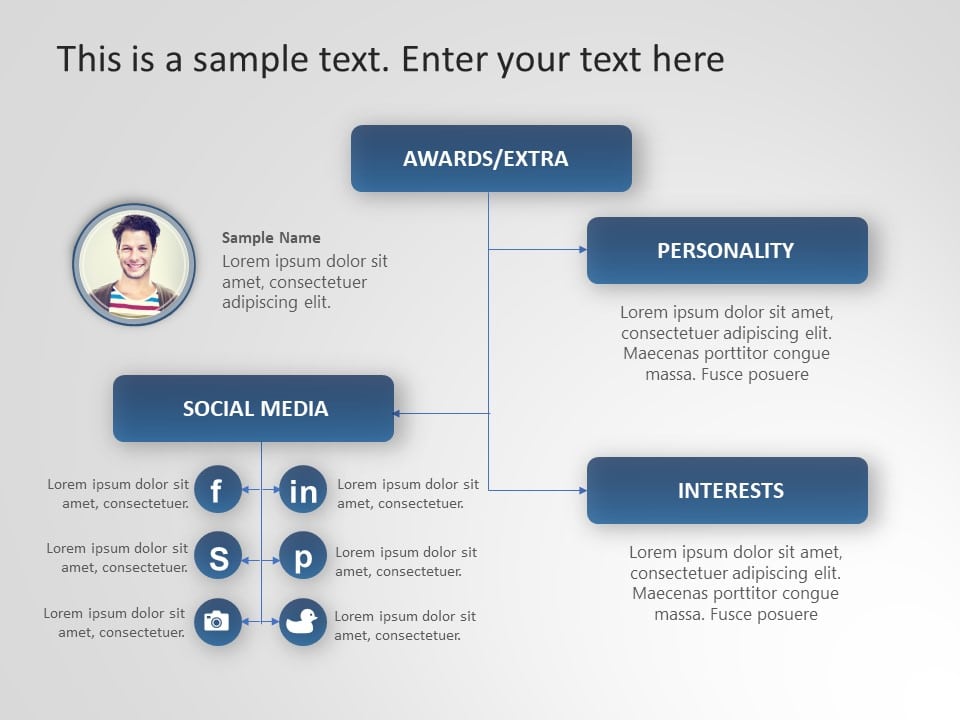 Employee Profile Powerpoint Template 4 SlideUpLift