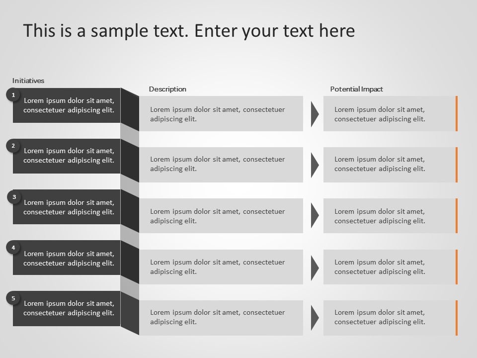 Business Model 9 PowerPoint Template & Google Slides Theme